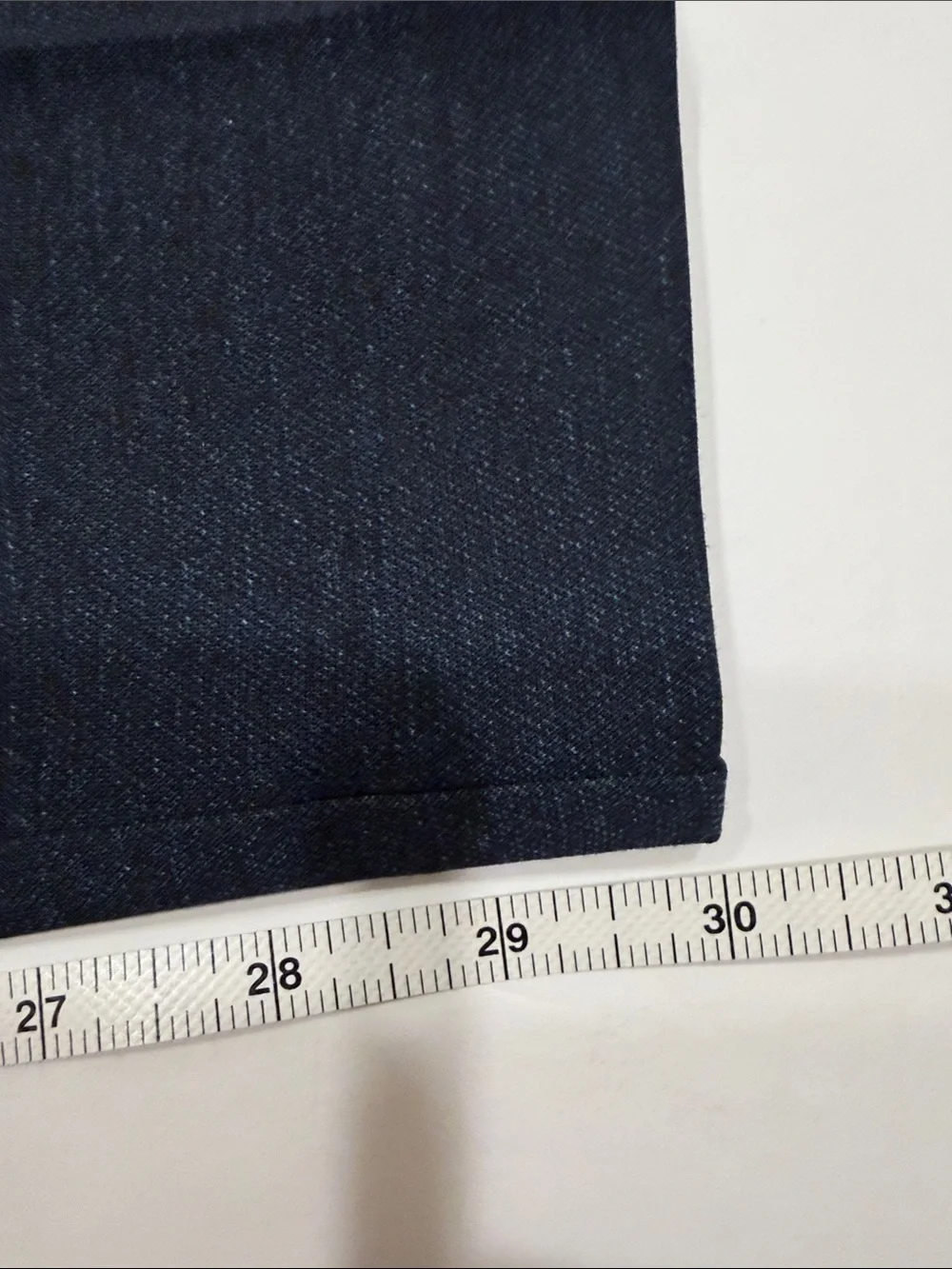 Perry Ellis Men's Navy Flat-Front Dress Pants